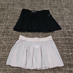 Justice Black and Light Pink Sheer Skirt Set For Dance